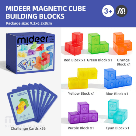 บล็อคแม่เหล็กทรงลูกบาศก์มหาสนุก MIDEER MD3400_9
